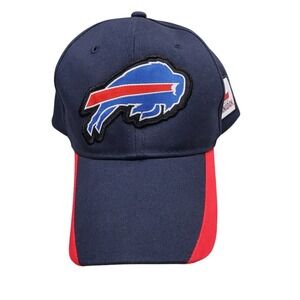 Buffalo Bills Hat Adjustable Strap Baseball Cap Canadian Patch Red Blue‎ Canada